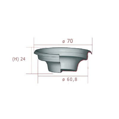 Portafilter Basket, 7 g, Ø70x24 mm