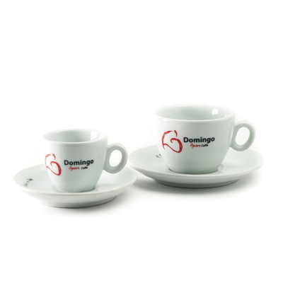 Porcelianinis cappuccino puodelis „Domingo Amore Caffè“