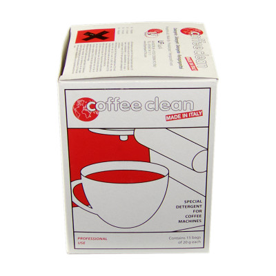 Kavos aparatų valiklis (detergentas) „Coffee clean“, 15x20 g