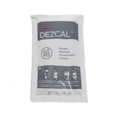 Valiklis nuo kalkių kavos aparatams „Urnex“ Dezcal™, 28 g