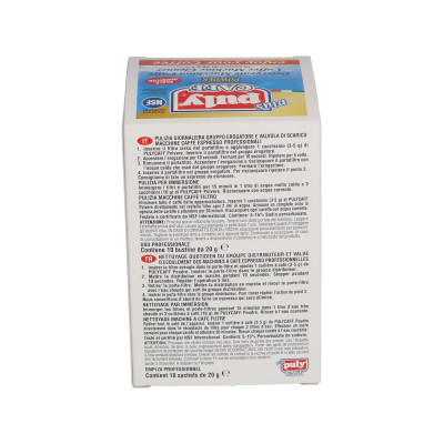 Espresso machine cleaner „Puly Caff Plus Powder“, 10x20 g