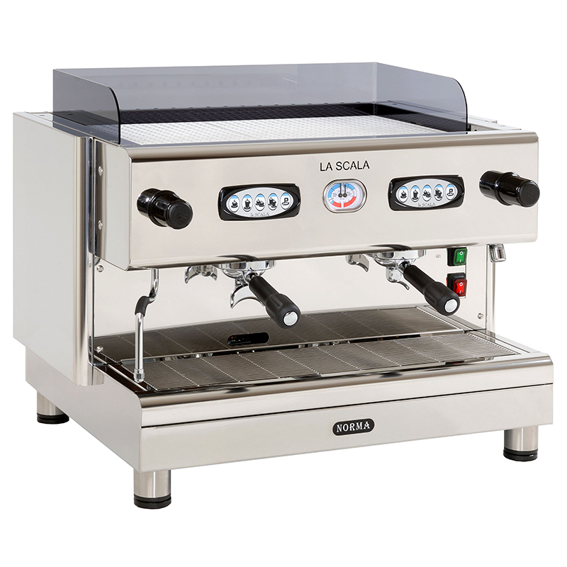 Programmable 2 group espresso coffee machine "La Scala" Norma A2