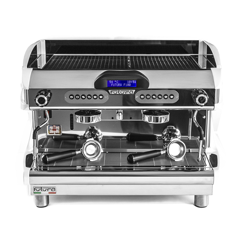 Programmable 2 group espresso coffee machine "Futura" F100