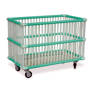 Polypropylene linen trolley "Metalcarrelli" 15506