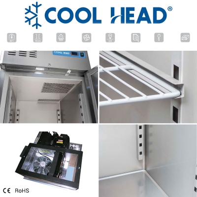 Two-door freezer "Coolhead" RN 1400, 1400 L