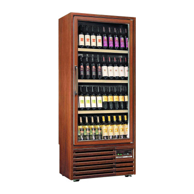 Vertical wine showcase refrigerated display “Tecfrigo” Enoprestige 400 4TV-1TV