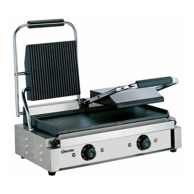 Double contact grill "Bartscher" A150673 (grooved & plain)
