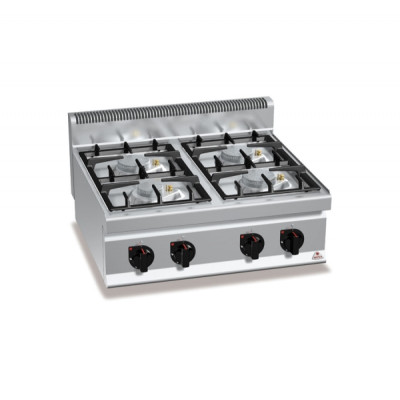 4-burner gas stove "Bertos" ECO-POWER G7F4BPW