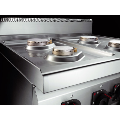 6-burner gas stove with cabinet "Bertos" ECO-POWER G7F6MPW