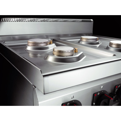 4-burner gas stove with cabinet "Bertos" ECO-POWER G7F4MPW