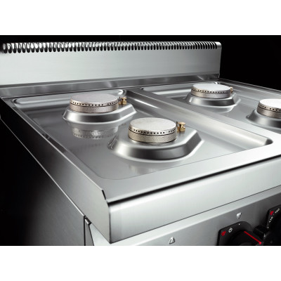4-burner gas stove with cabinet "Bertos" ECO-POWER G7F4MPW