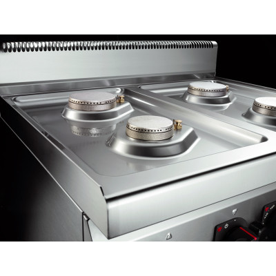 6-burner gas stove with cabinet "Bertos" ECO-POWER G7F6MPW