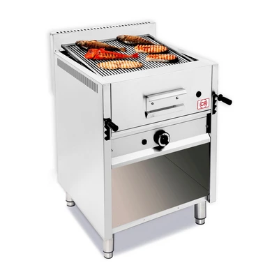 Freestanding gas lava rock grill „CB“ I-65 MOB Freestanding gas lava rock grill „CB“ I-65 MOB
