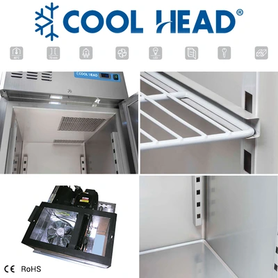 Двухдверный морозильник "Coolhead" RN 1400, 1400 л Двухдверный морозильник "Coolhead" RN 1400, 1400 л