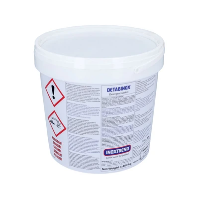 Combi oven detergent tablets „Inoxtrend“ Detabinox, 100 pcs (4.4 kg) Combi oven detergent tablets „Inoxtrend“ Detabinox, 100 pcs (4.4 kg)