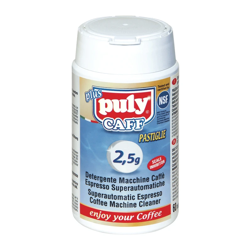 Superautomatinių kavos aparatų valymo tabletės „Puly Caff Plus®“ Pastiglie, 60 × 2,5 g Superautomatinių kavos aparatų valymo tabletės „Puly Caff Plus®“ Pastiglie, 60 × 2,5 g