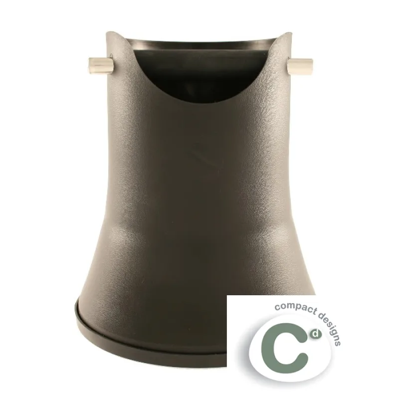 Round knock tube "Compact Designs" 175 mm (black) Round knock tube "Compact Designs" 175 mm (black)