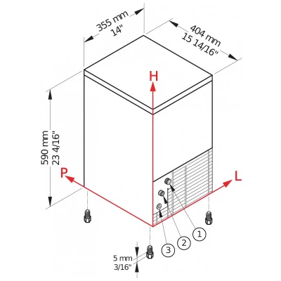 Ice maker "Brema ice" CB 184 HC