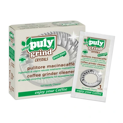 Средство для чистки кофемолок „Puly Grind Crystals“, 10 × 15 г Средство для чистки кофемолок „Puly Grind Crystals“, 10 × 15 г