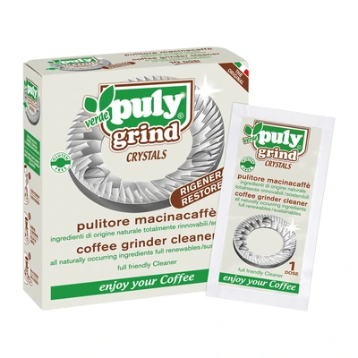 Средство для чистки кофемолок „Puly Grind Crystals“, 10 × 15 г