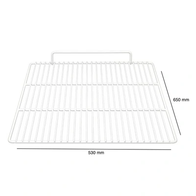 White plastic coated grid GN 2/1 (530x650 mm) White plastic coated grid GN 2/1 (530x650 mm)