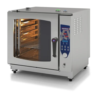 Gas programmable convection steam oven Inoxtrend XT Compact Combi Direct CDP-107G (7xGN1/1)