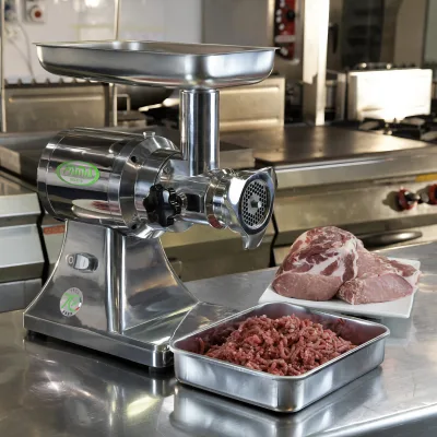 Stainless steel professional meat micer "Fama Industrie" TS 12 (FTS127) Stainless steel professional meat micer "Fama Industrie" TS 12 (FTS127)