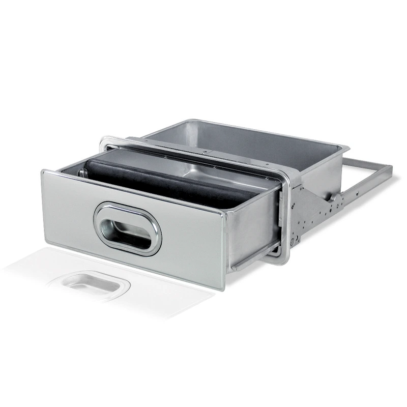 Built-in knock drawer „Priolinox“ CFCB-3 (art. 3074)