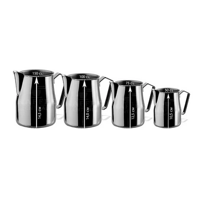 Milk Pitcher Europa with Spout "Metallurgica Motta" Art. 901 (0.35 L) Milk Pitcher Europa with Spout "Metallurgica Motta" Art. 901 (0.35 L)