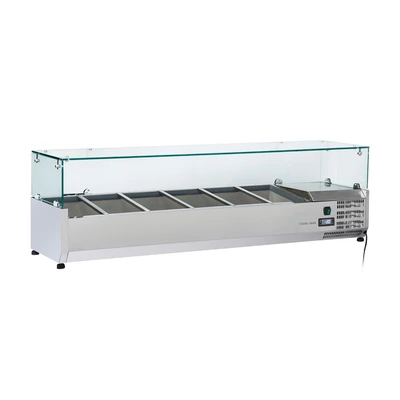 Refrigerated topping unit "Coolhead" VRX 15/38 (5*GN1/3 + 1*GN1/2) Refrigerated topping unit "Coolhead" VRX 15/38 (5*GN1/3 + 1*GN1/2)