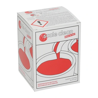 Valiklis nuo kalkių kavos aparatams „Scale Clean“, 12 × 25 g Valiklis nuo kalkių kavos aparatams „Scale Clean“, 12 × 25 g