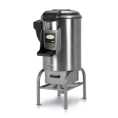 Potato cleaning machine with raised rack „Fama Industrie“, 30 kg Potato cleaning machine with raised rack „Fama Industrie“, 30 kg