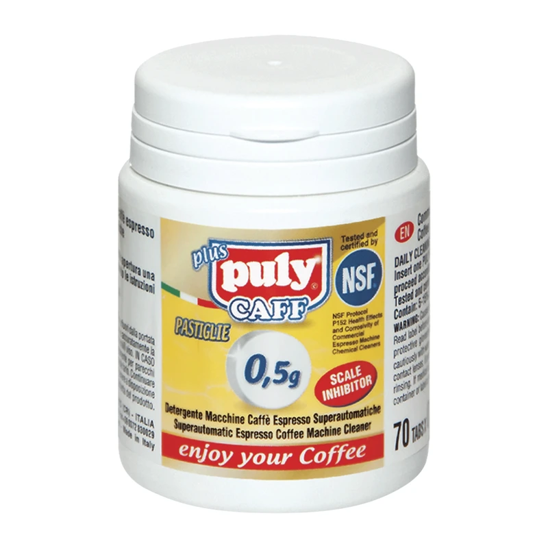 Таблетки для чистки суперавтоматических кофемашин „Puly Caff Plus®“ Pastiglie, 70 × 0,5 г Таблетки для чистки суперавтоматических кофемашин „Puly Caff Plus®“ Pastiglie, 70 × 0,5 г