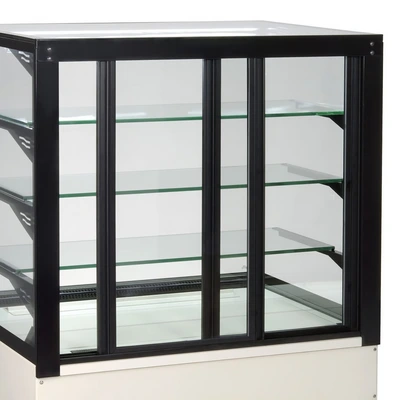 Rear sliding doors CUBE 1000, inner, black – left and right (set) Rear sliding doors CUBE 1000, inner, black – left and right (set)