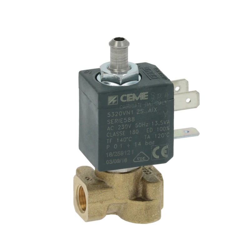 3-way solenoid valve CEME 5320 Ø 1/8" F, 230 V 3-way solenoid valve CEME 5320 Ø 1/8" F, 230 V