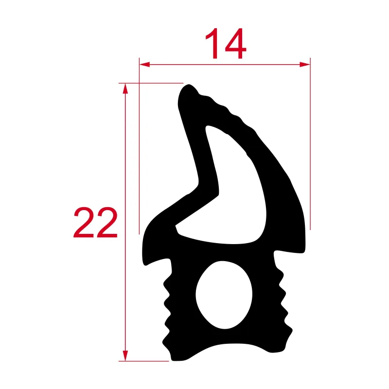 Oven front gasket 2,140 mm „Tecnoeka“ 01000780