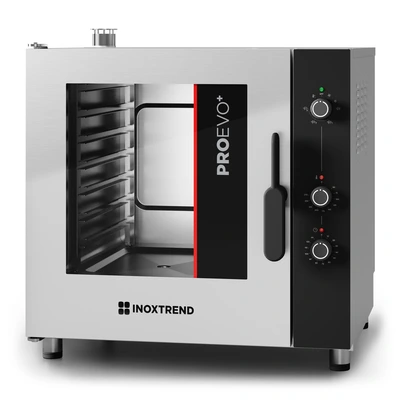 Elektrinė konvekcinė garo krosnis „Inoxtrend“ ProEvo Plus PPDA 107E su mechaniniu valdymu (7 × GN 1/1) Elektrinė konvekcinė garo krosnis „Inoxtrend“ ProEvo Plus PPDA 107E su mechaniniu valdymu (7 × GN 1/1)