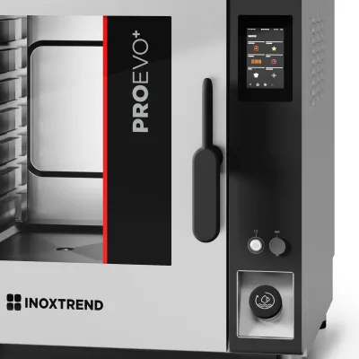 Elektrinė konvekcinė garo krosnis „Inoxtrend“ ProEvo Plus PPDT 107E su jutikliniu ekranu (7 × GN 1/1) Elektrinė konvekcinė garo krosnis „Inoxtrend“ ProEvo Plus PPDT 107E su jutikliniu ekranu (7 × GN 1/1)