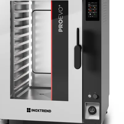 Elektrinė konvekcinė garo krosnis „Inoxtrend“ ProEvo Plus PPDT 111E su jutikliniu ekranu (11 × GN 1/1) Elektrinė konvekcinė garo krosnis „Inoxtrend“ ProEvo Plus PPDT 111E su jutikliniu ekranu (11 × GN 1/1)