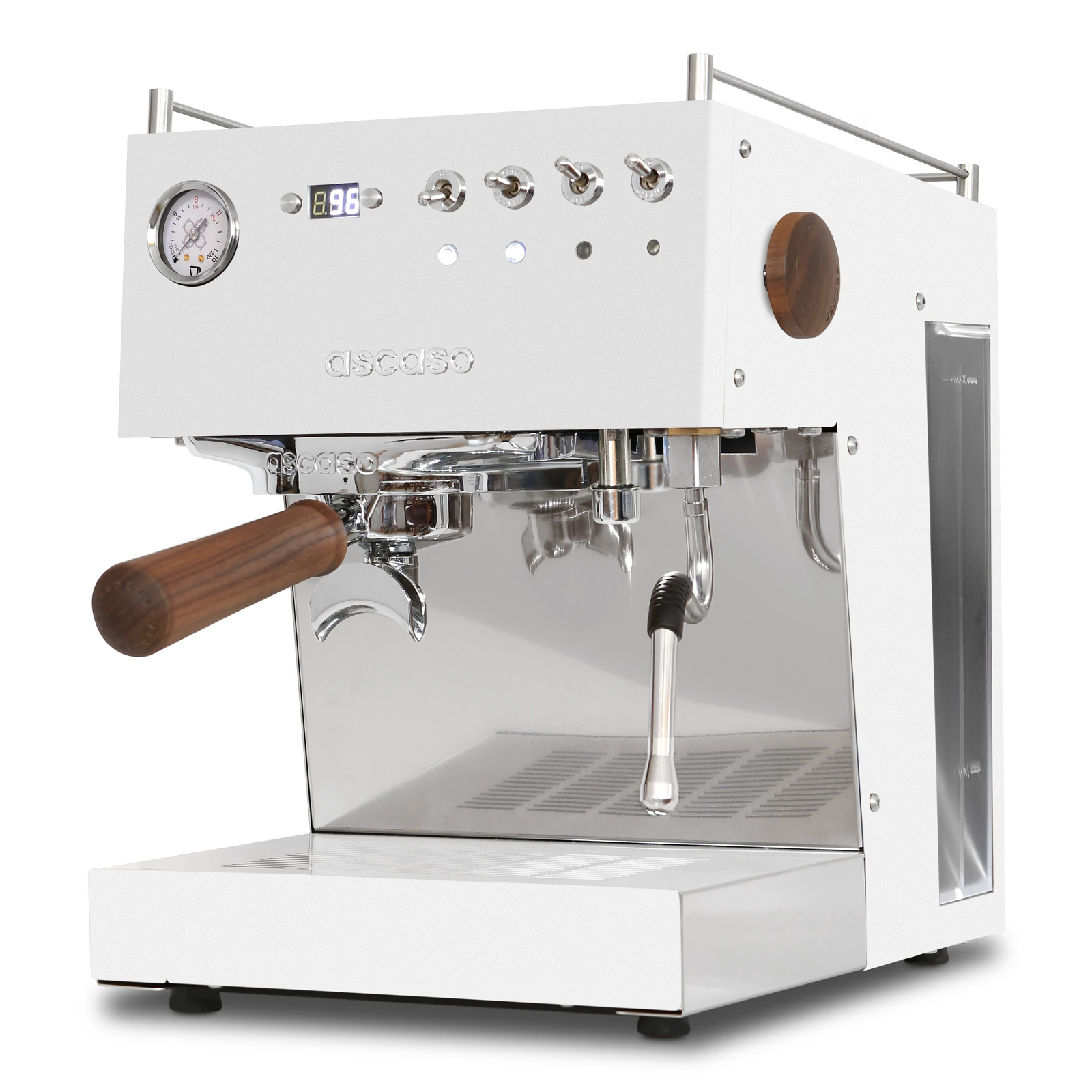 White „Ascaso“ Steel DUO PID from the front and side