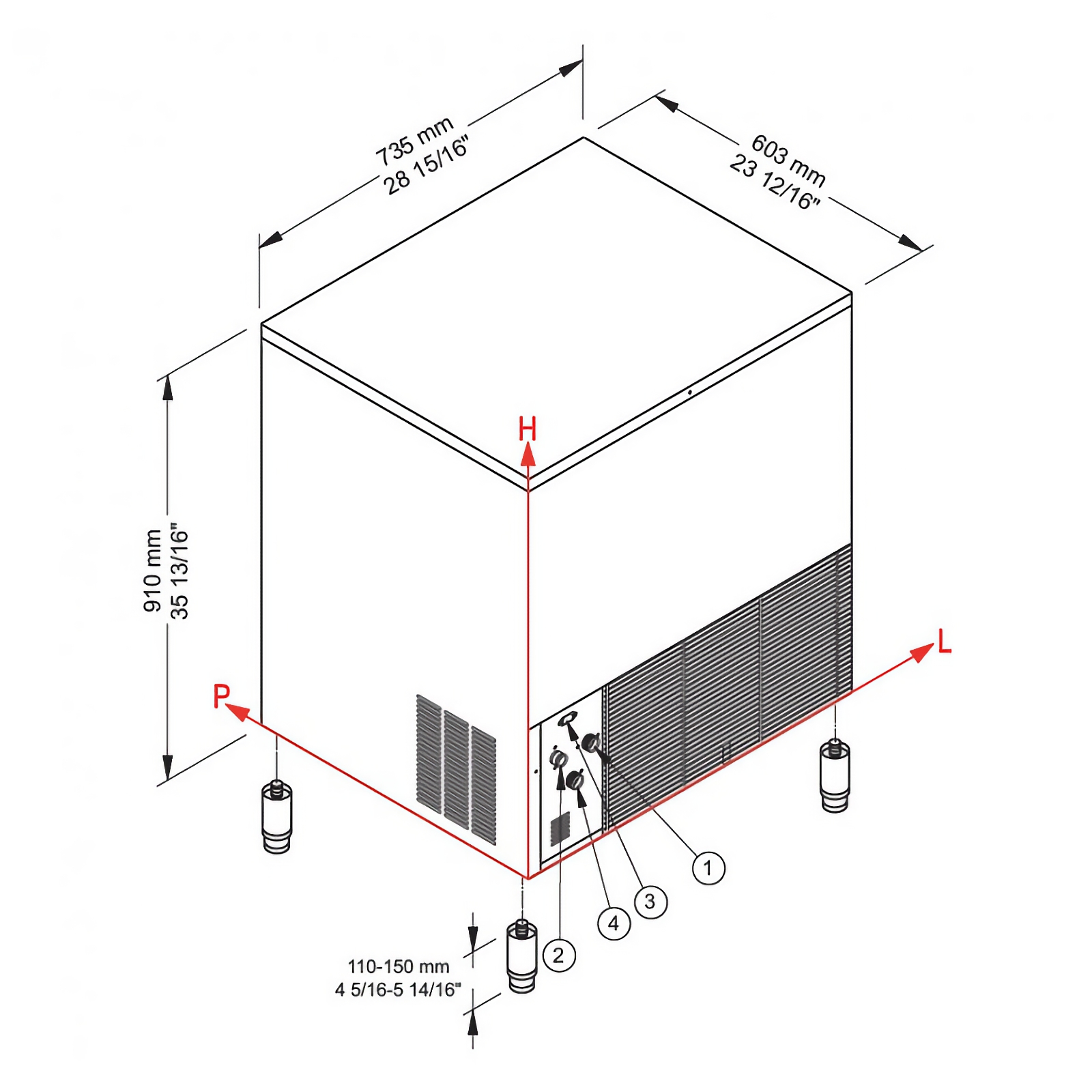 Brema Ice CB 840 HC 1.0 technical drawing