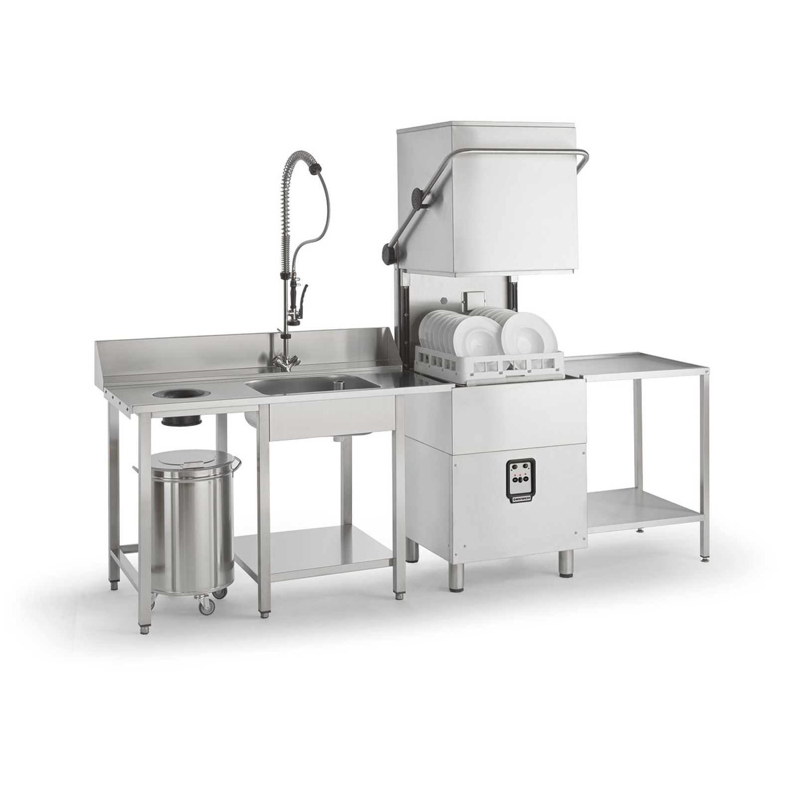 „Omniwash“ Smart S60P with inlet and outlet tables