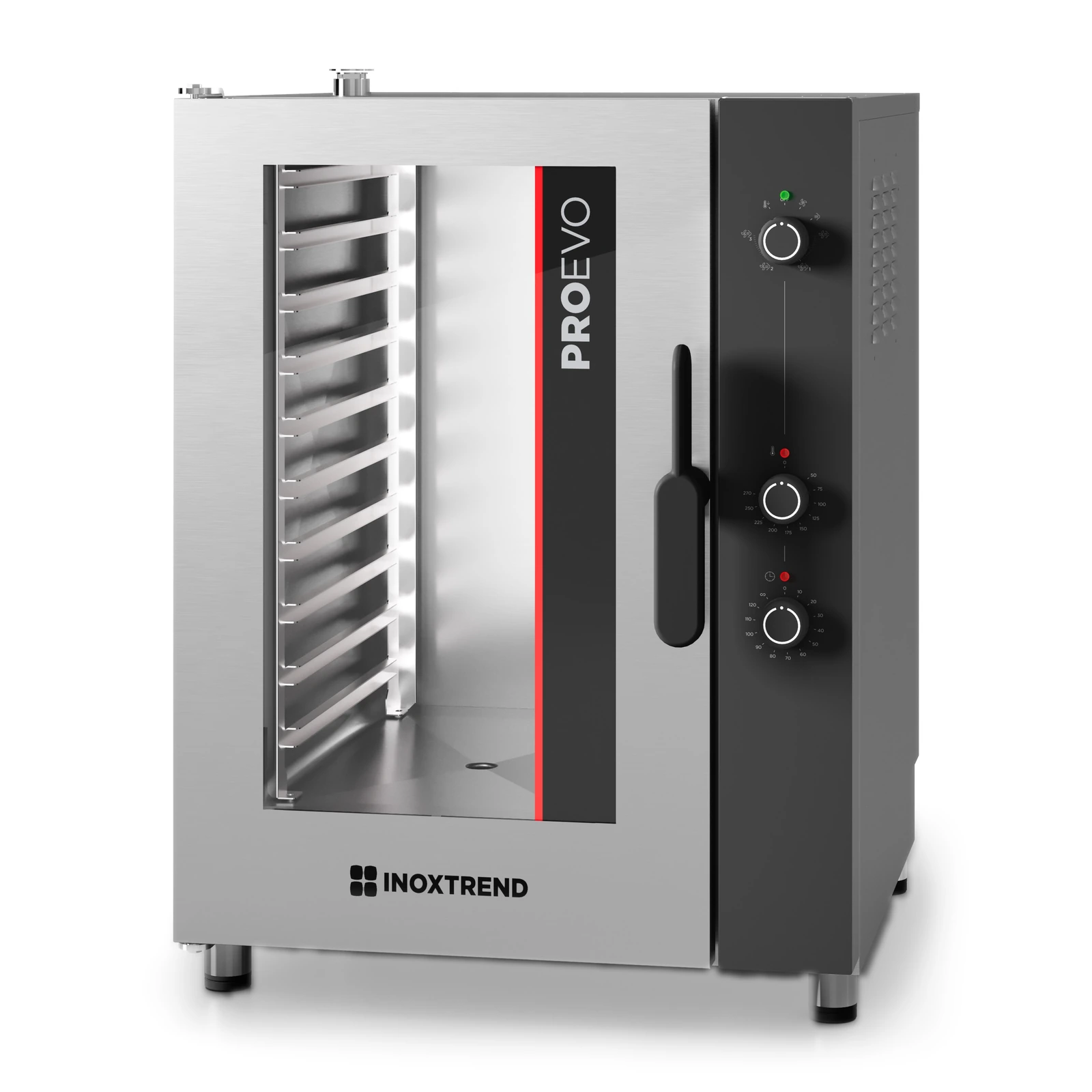 „Inoxtrend“ ProEvo PEDA 110E electric combi oven for 10 GN 1/1 trays with manual controls